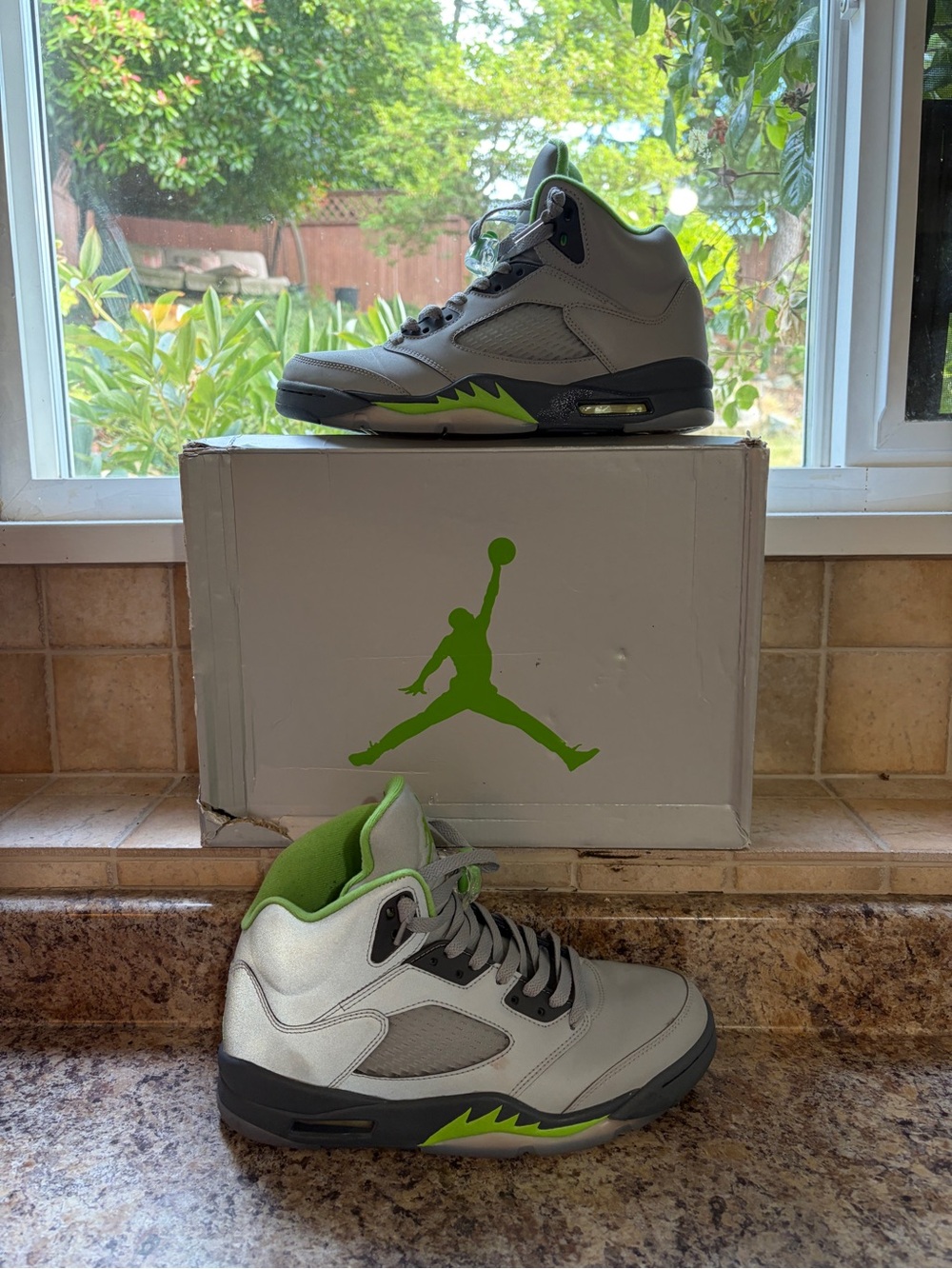 Jordan 5 Green Bean Size